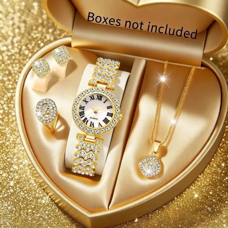 Jewelry Box Watches Bracelets - 5 Buah Jam Tangan Wanita Berlian
