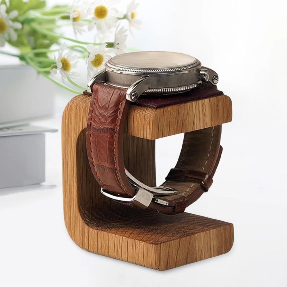 Watches Jewelry Holder - Stand Pajangan Jam Tangan Kayu Hiasan
