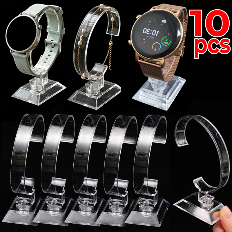 Watches Jewelry Holder - Stands Display Jam Tangan Transparan C-Circle