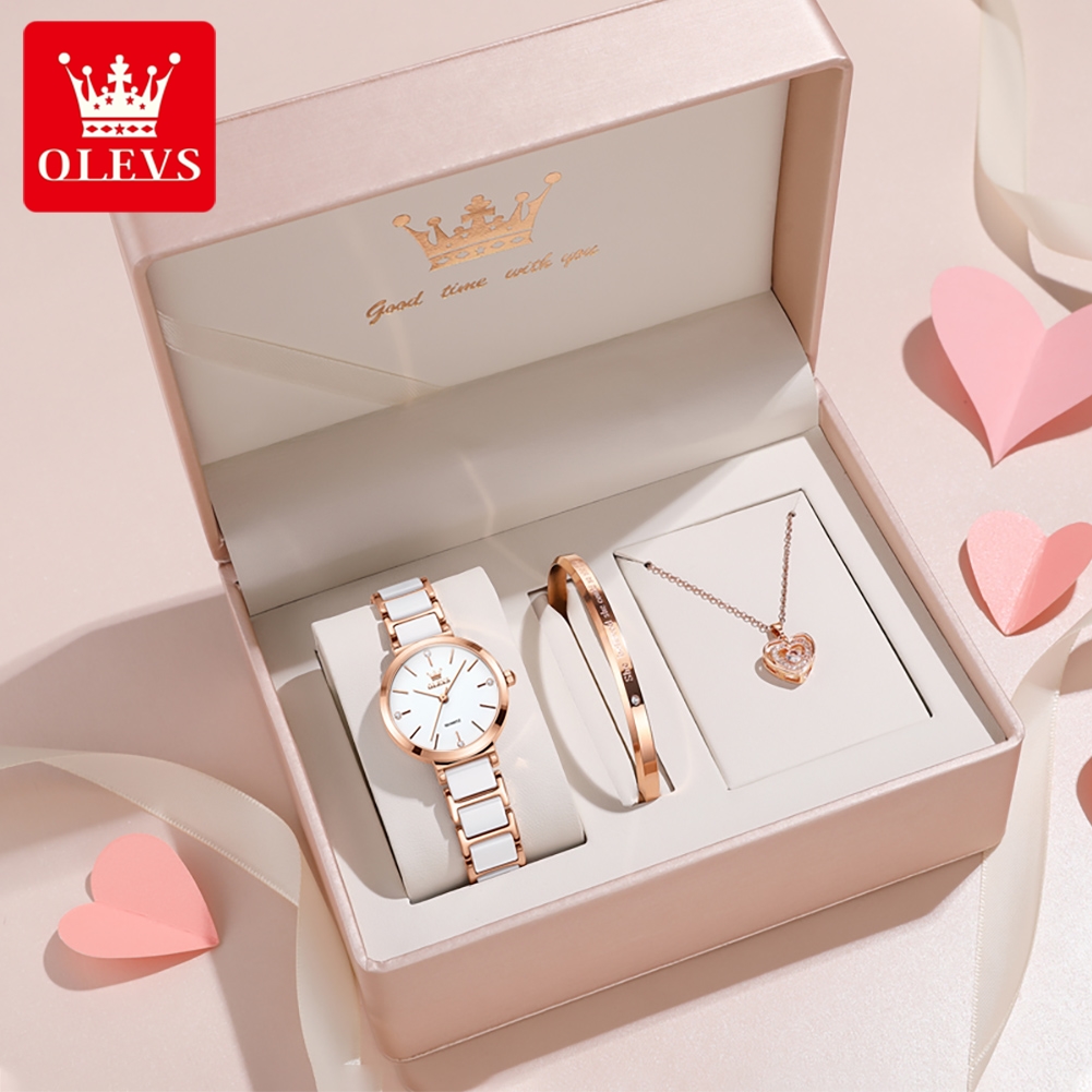 Jewelry And Watches - Jam Tangan Wanita OLEVS 5877 Mewah