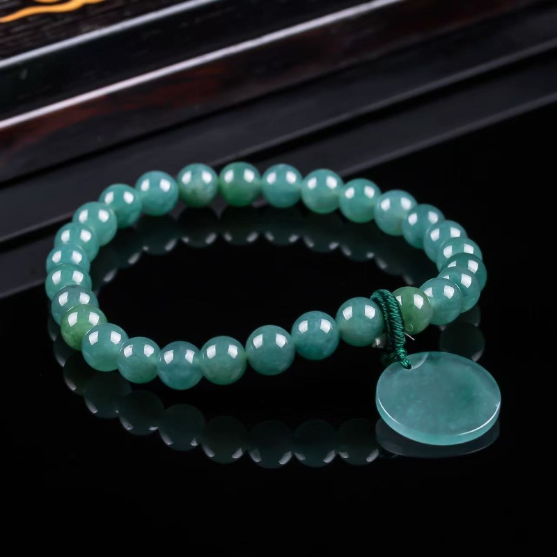 Jewelry & Watches Ltd - Gelang Rajutan Tangan Manik-manik Giok Biru