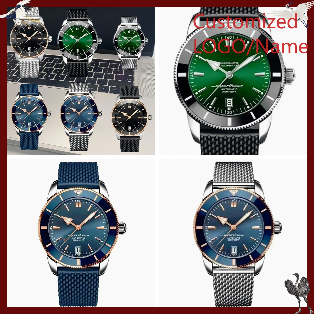 Jewelry And Watches - A1212 Toko Jam Tangan Kustom 46mm