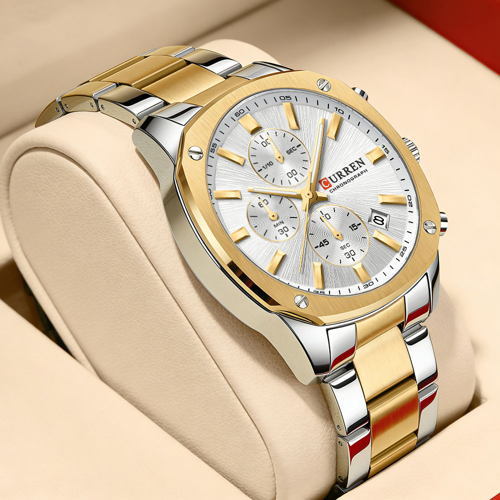 Jewelry And Watches - CURREN Jam Tangan Olahraga Pria Modern