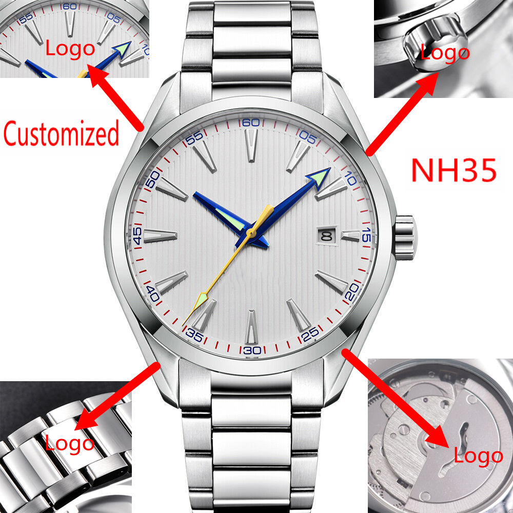 Jewelry And Watches - Logo Kustom 41mm Jam Tangan Otomatis