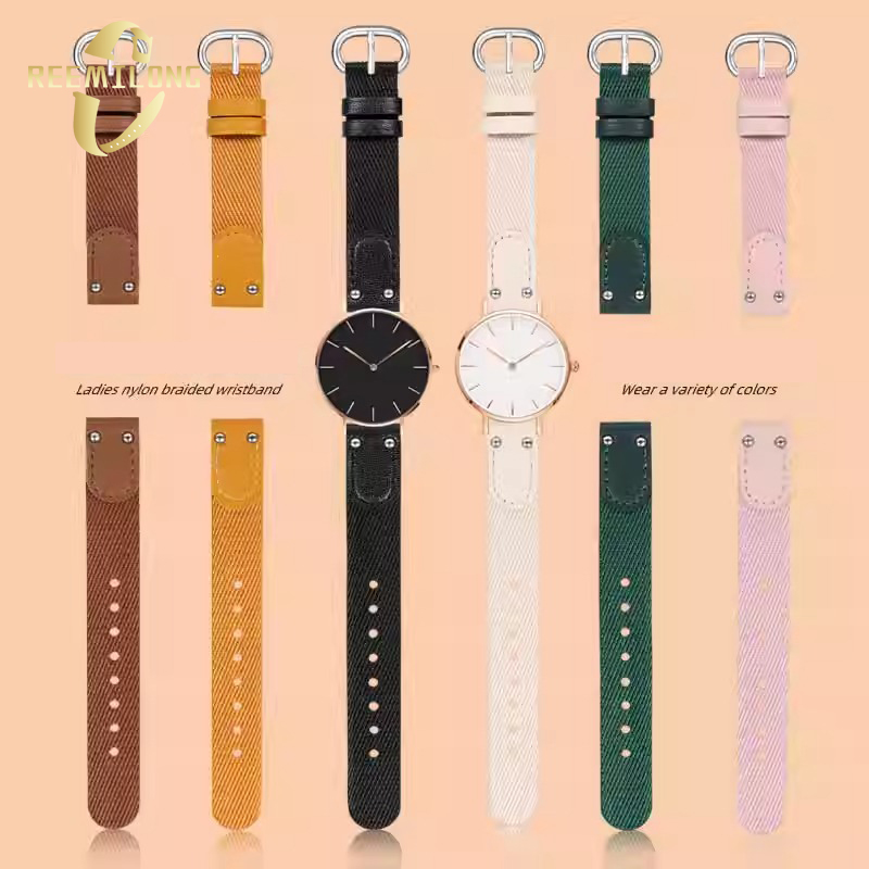 Daniel Wellington Watches & Jewelry Online Store - Tali jam kanvas nilon untuk DW