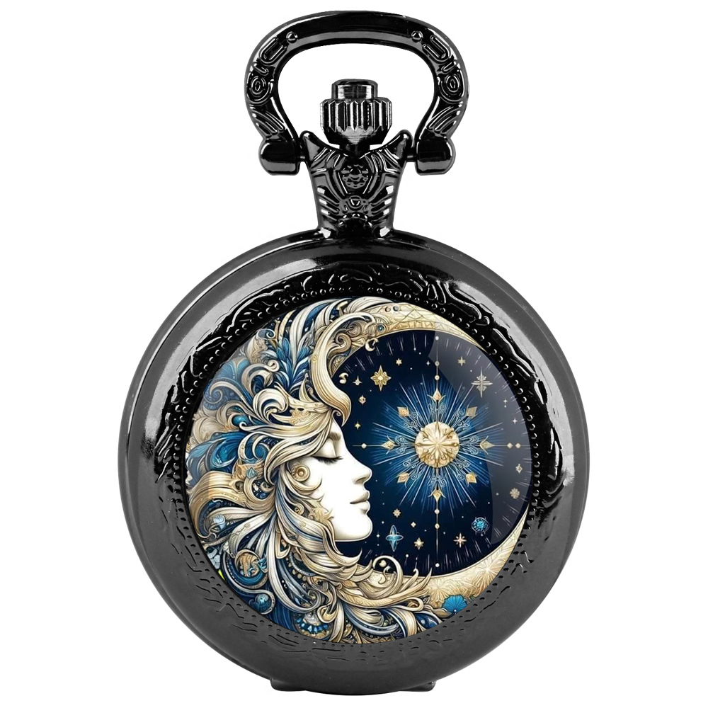 Unique Jewelry Watches - Jam Saku Kuarsa Dewi Matahari dan