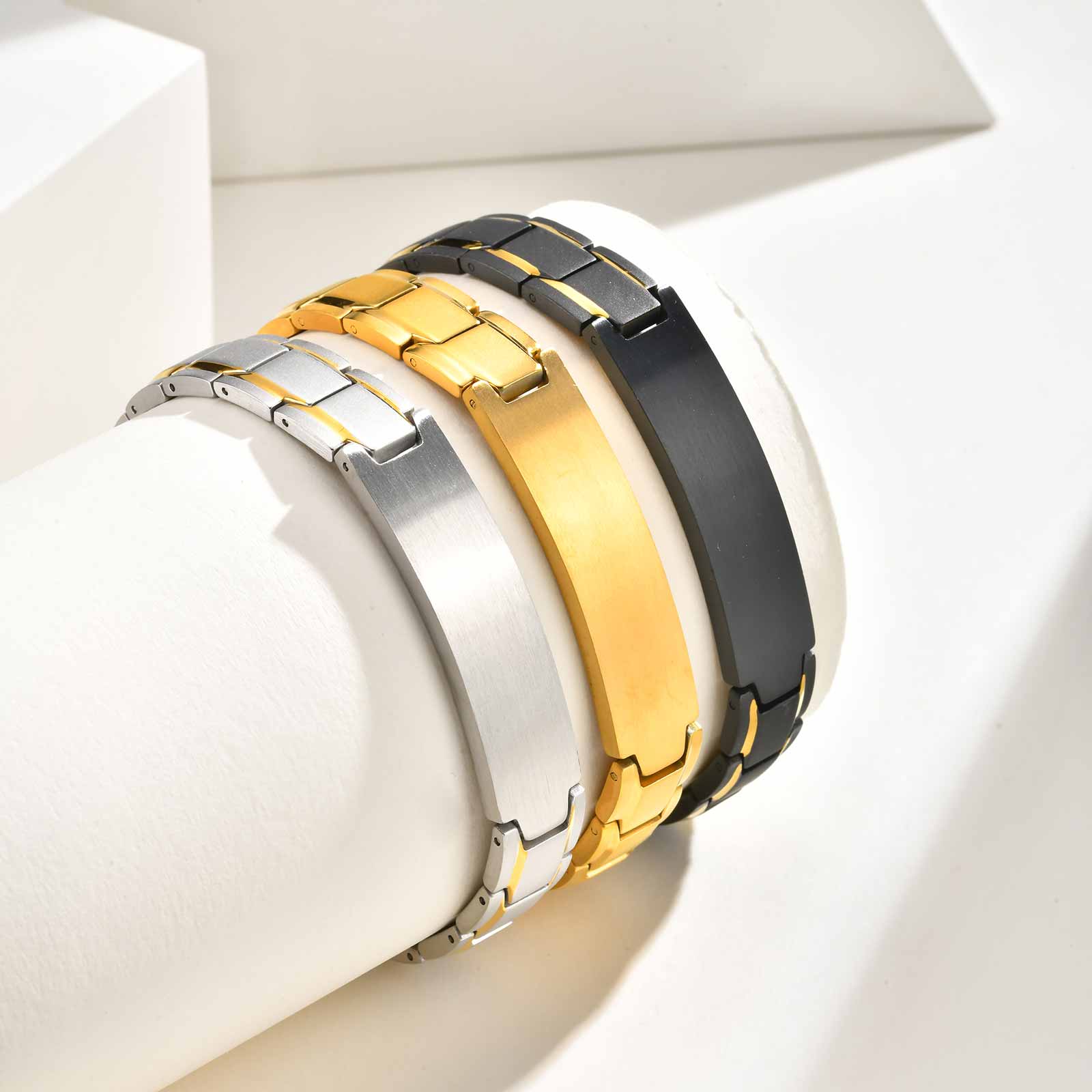 Gelang Ukiran Nama Kustom untu - Jewelry Watches Men ulasan dan harga