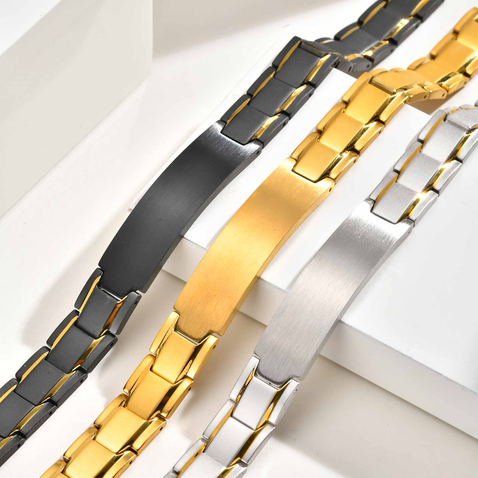 Gelang Ukiran Nama Kustom untu - Jewelry Watches Men ulasan dan harga