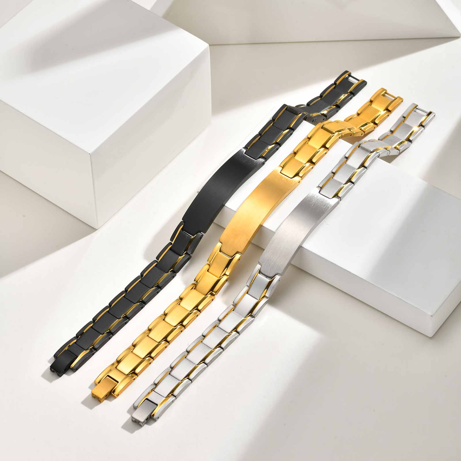 Gelang Ukiran Nama Kustom untu - Jewelry Watches Men ulasan dan harga