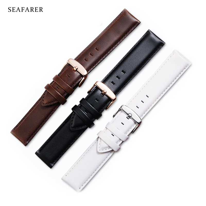Tali Jam Tangan Kulit Asli Kua - Daniel Wellington Watches & Jewelry Online Store ulasan dan harga