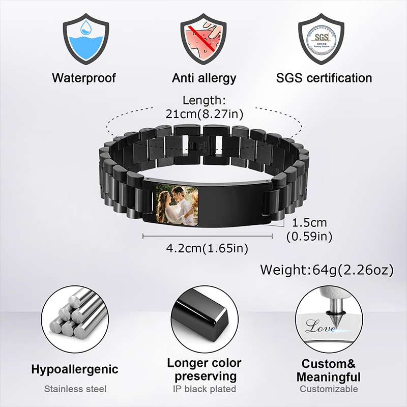 Gambar Kustom Teks Gelang Jam  - Jewelry Like Watches ulasan dan harga