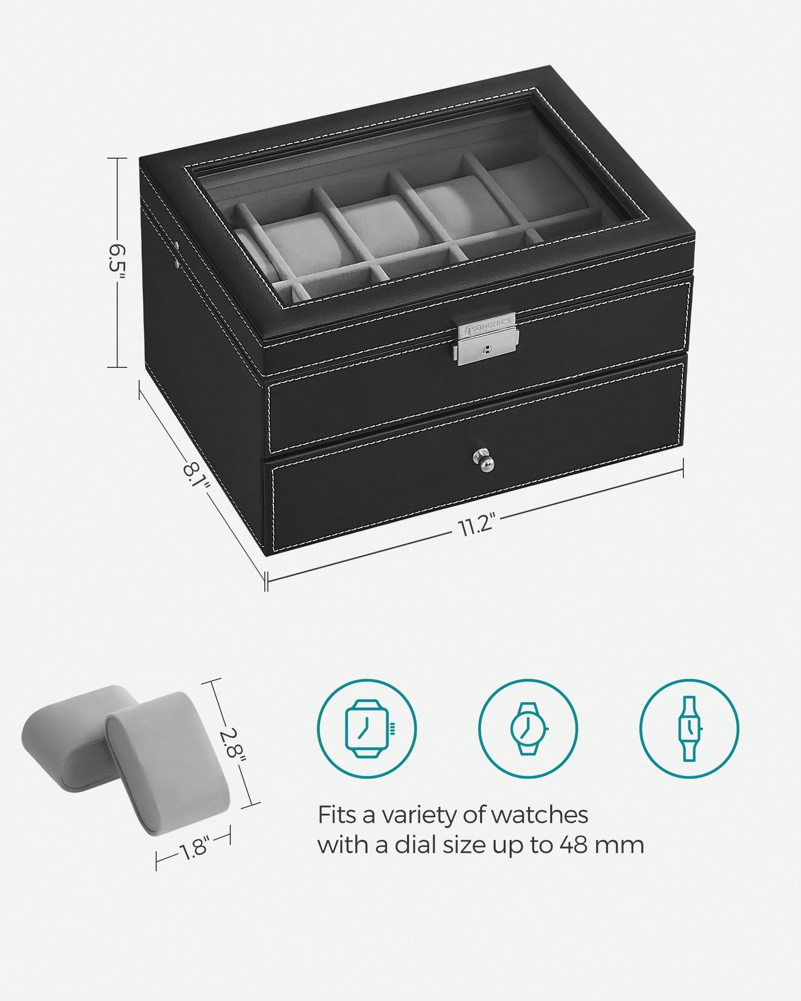 Kotak Jam Tangan 20 Slot denga - Jewelry Watches Men ulasan dan harga