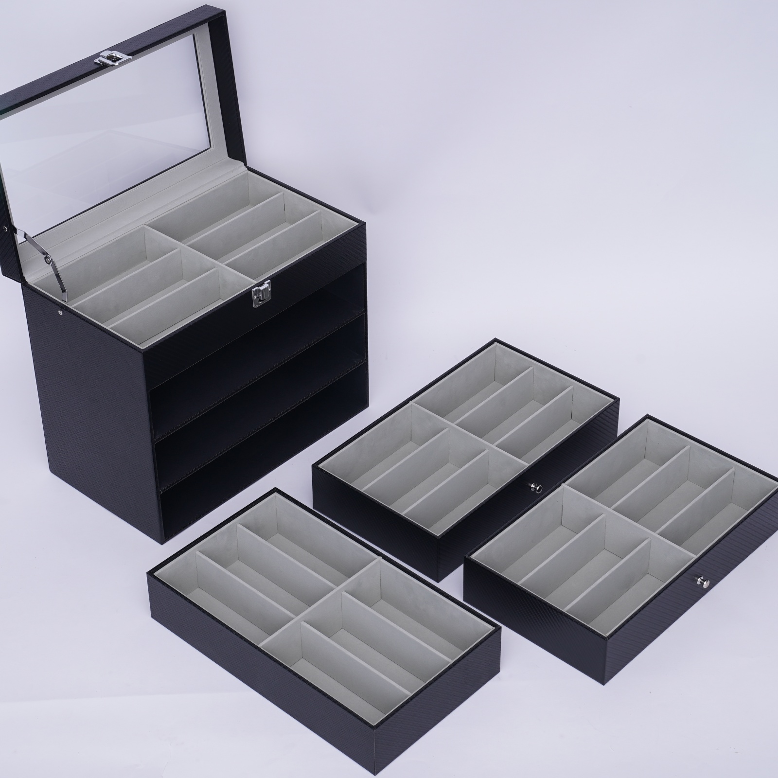 Kotak Penyimpanan Kacamata 4 L - Jewelry Box Watches Bracelets ulasan dan harga