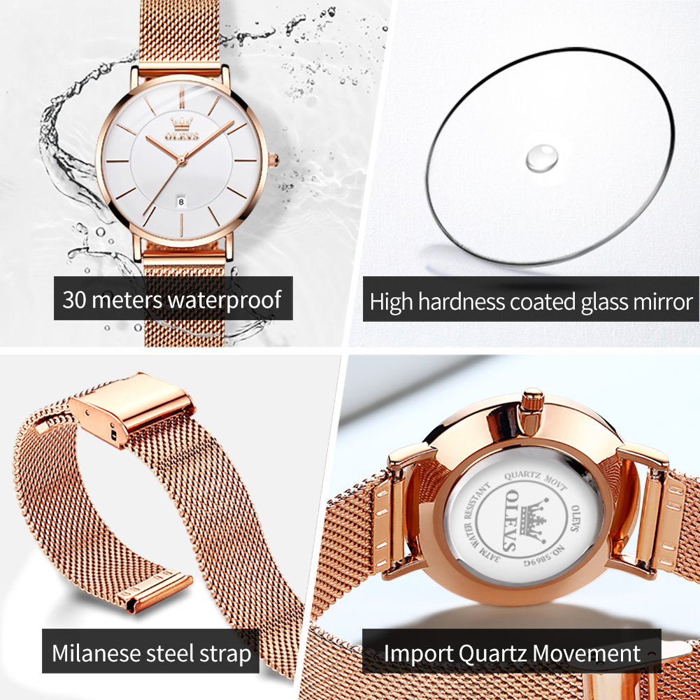 OLEVS Jam Tangan Wanita 5869 J - Jewelry And Watches ulasan dan harga