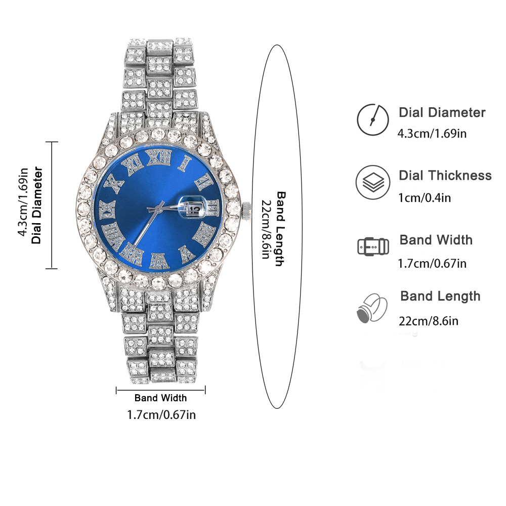 3 buah Set Perhiasan jam tanga - Jewelry Watches Men ulasan dan harga