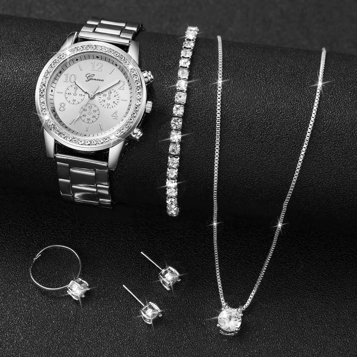 6 Buah/Set Jam Tangan Wanita B - Jewelry Box Watches Bracelets ulasan dan harga