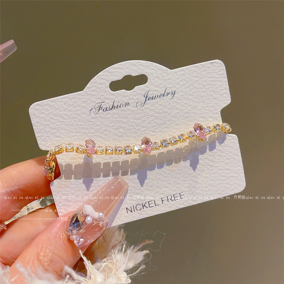 Gelang Zirkon Berlian Penuh Me - Best Jewelry Watches ulasan dan harga