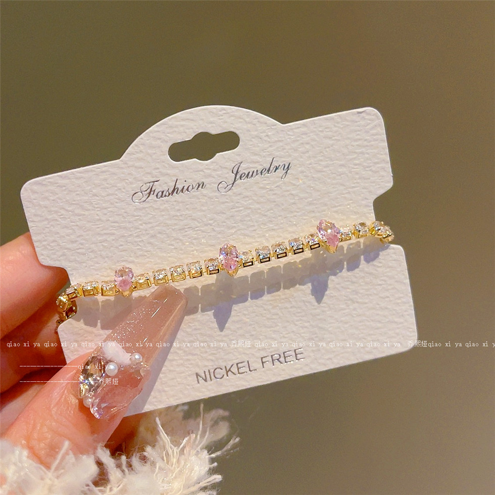 Gelang Zirkon Berlian Penuh Me - Best Jewelry Watches ulasan dan harga