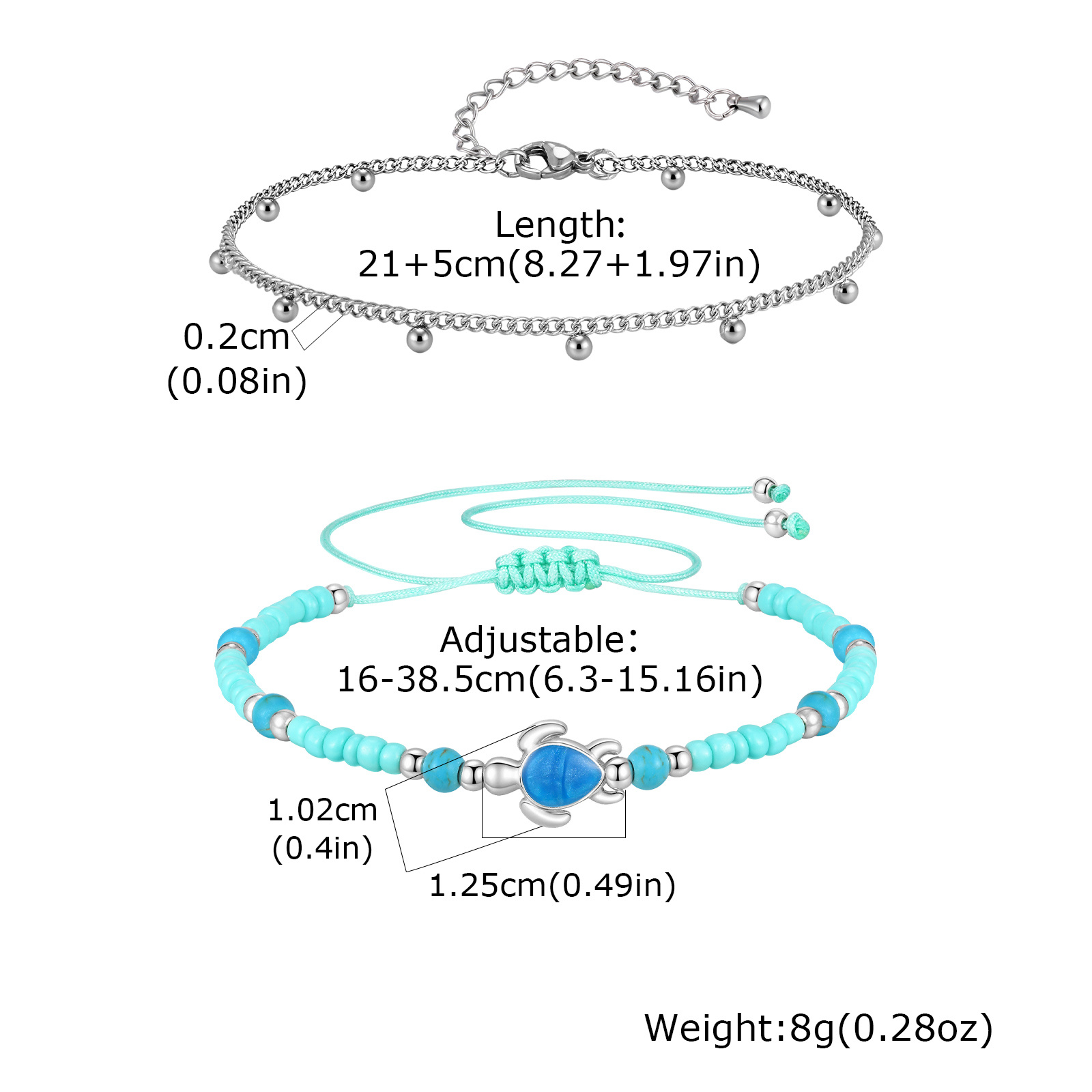 Set Gelang Kaki Baja Anti Kara - Jc Jewelry & Watches Reviews ulasan dan harga