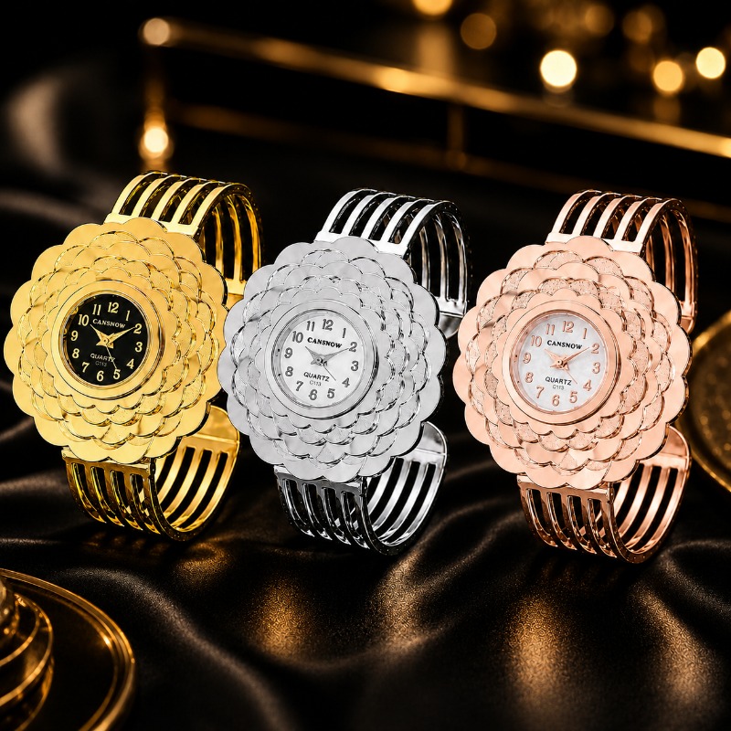 Jam Tangan Wanita Elegan Motif - Unique Jewelry Watches ulasan dan harga
