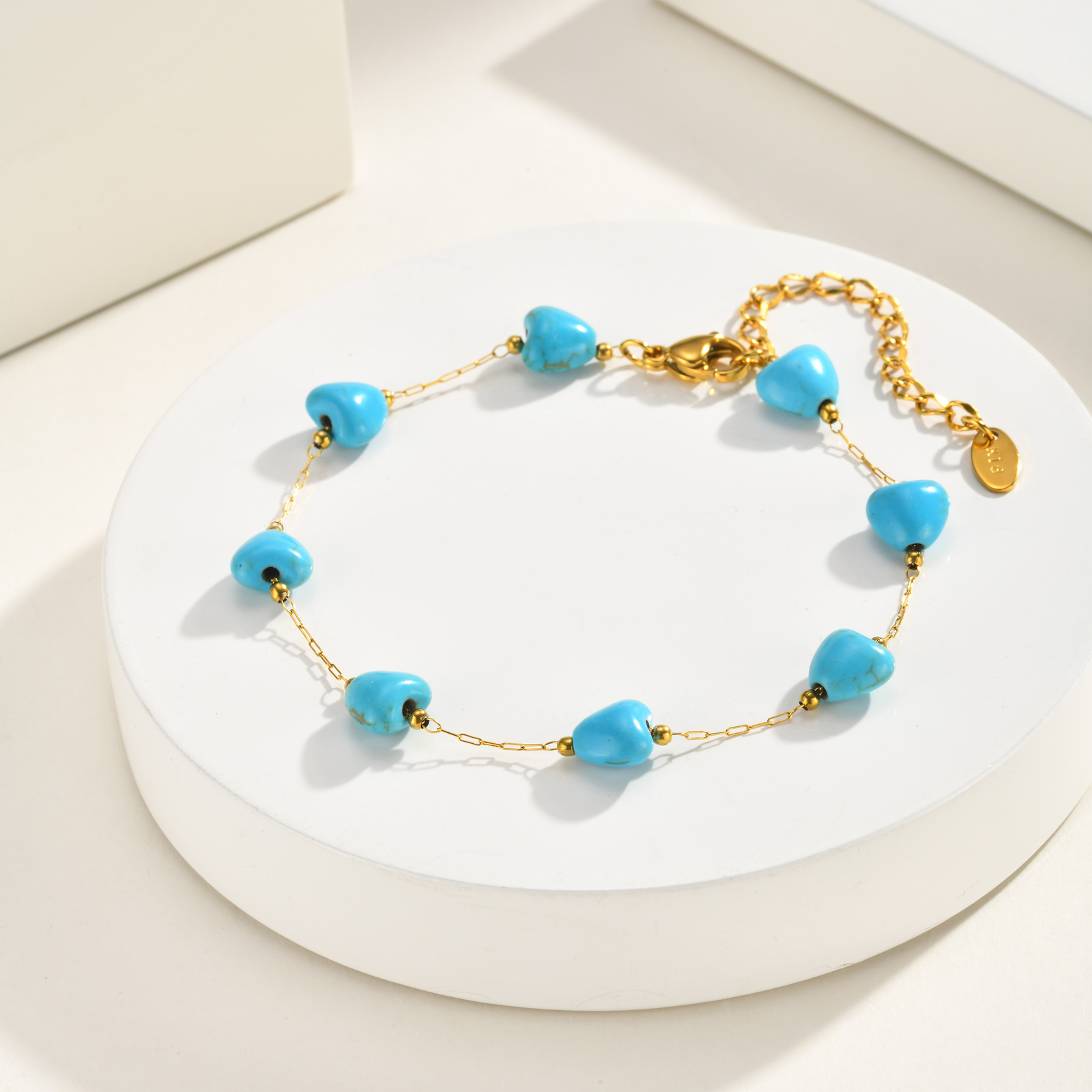 Gelang Kaki Hati Turquoise, Ra - Jc Jewelry & Watches Reviews ulasan dan harga