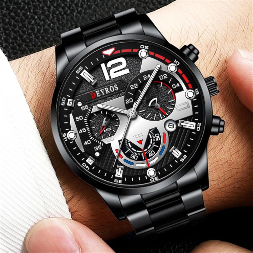 Jam Tangan Pria Modis 3 Buah/S - Best Jewelry Watches ulasan dan harga