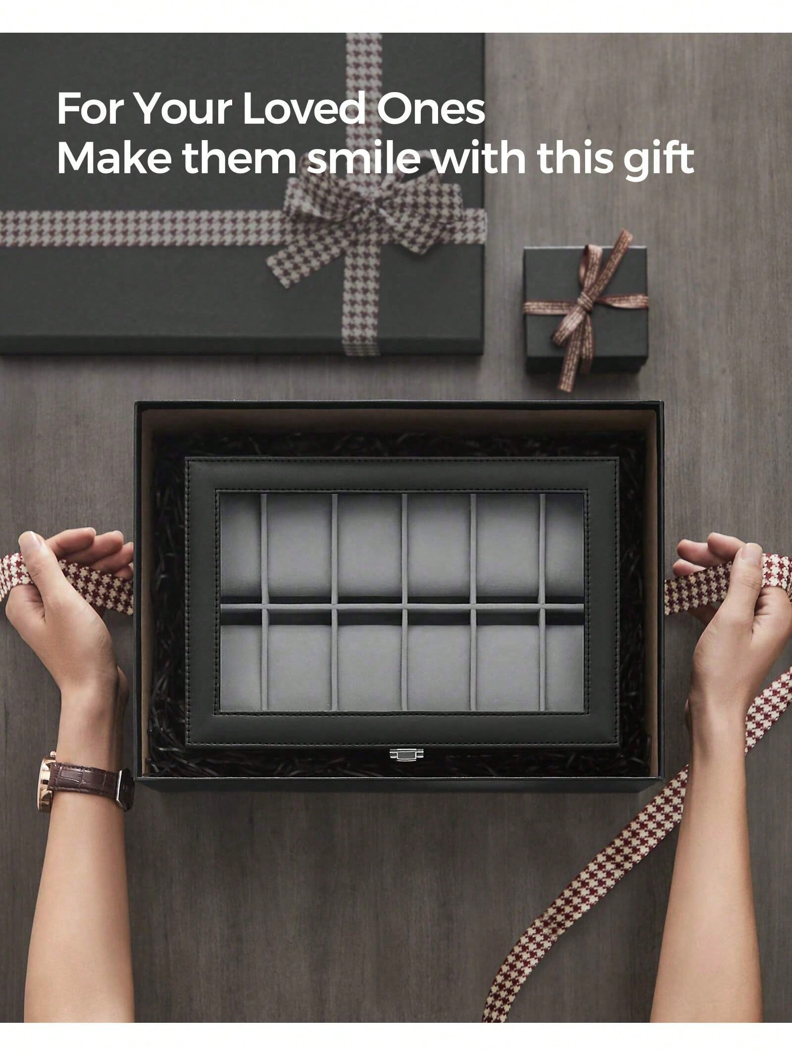 Kotak Jam Tangan 12 Slot yang  - Jewelry Box Watches Bracelets ulasan dan harga