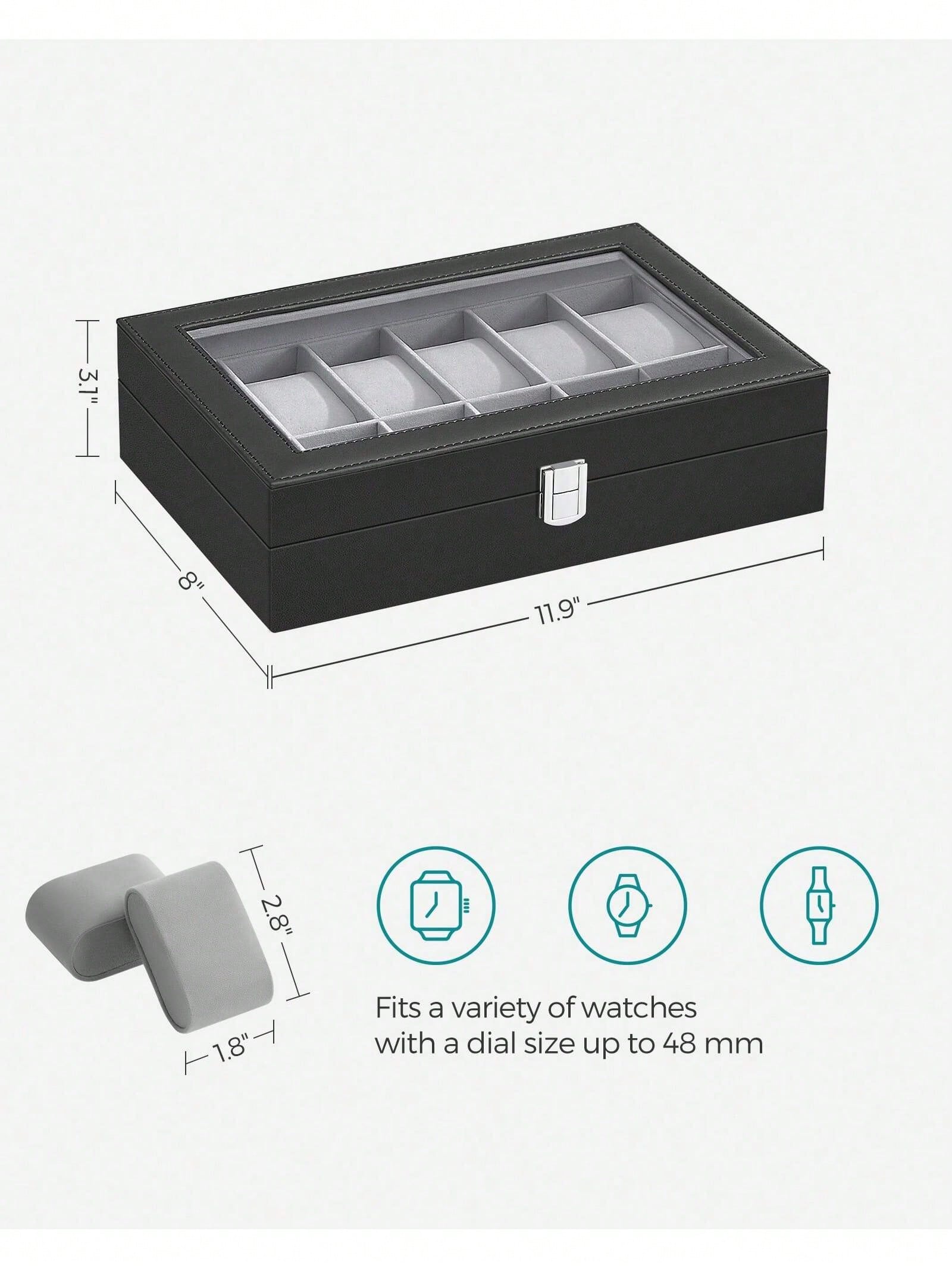 Kotak Jam Tangan 12 Slot yang  - Jewelry Box Watches Bracelets ulasan dan harga