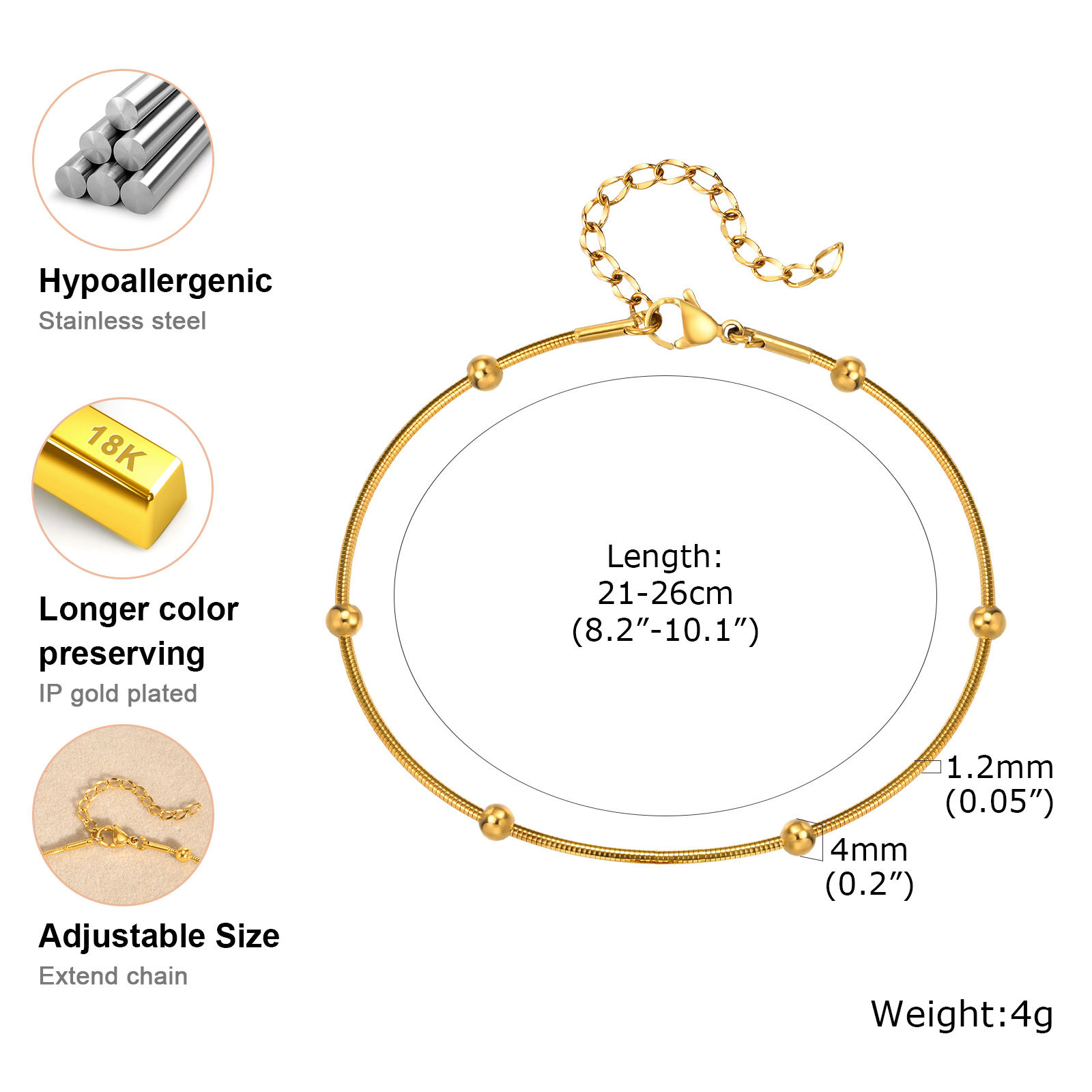 Gelang kaki musim panas untuk  - Jc Jewelry & Watches Reviews ulasan dan harga