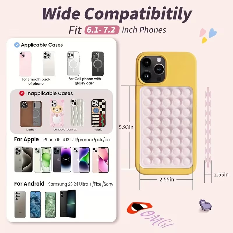 2-Pack Silicone Suction Phone  - Watches & Jewelry Lvmh ulasan dan harga