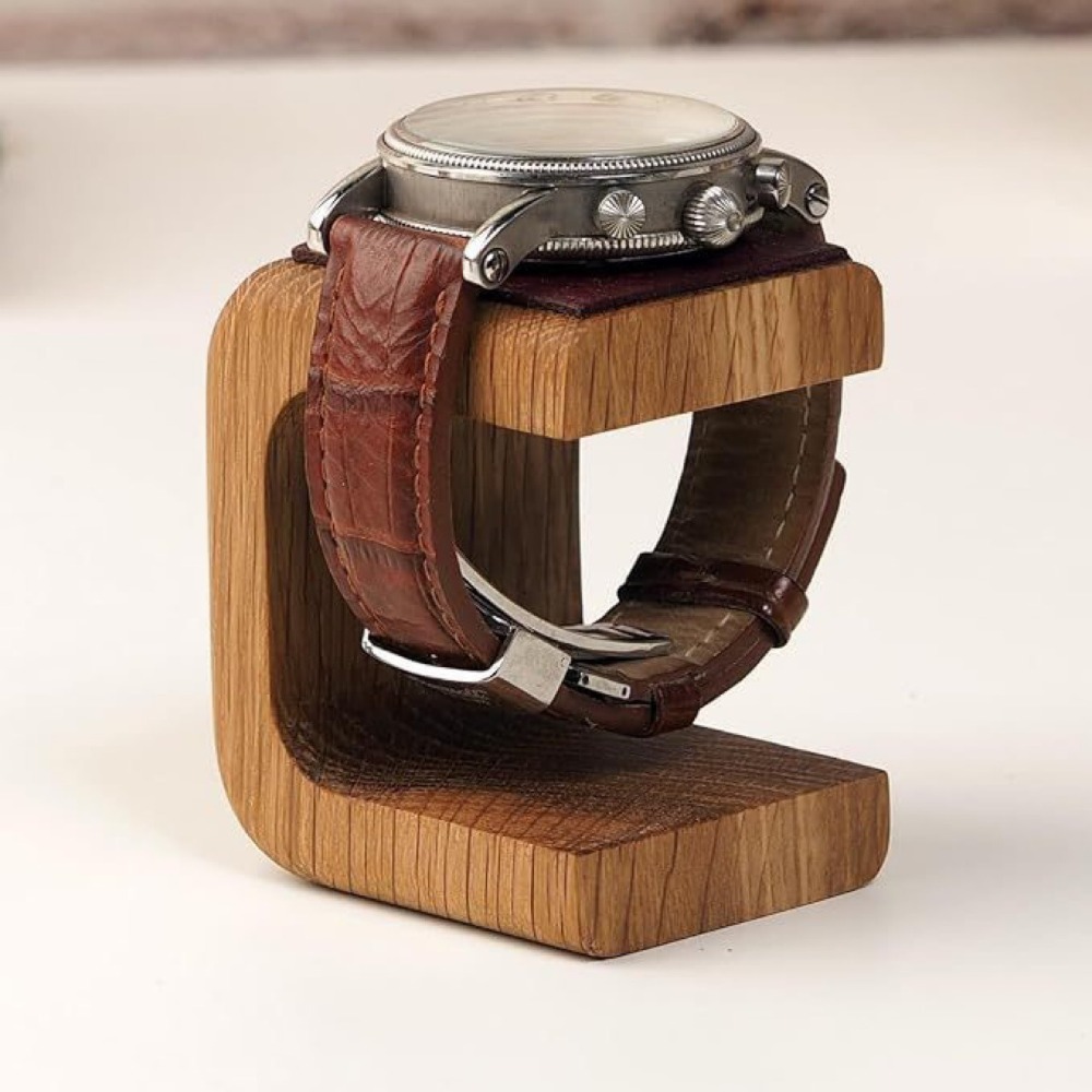 Tempat Jam Tangan Kayu Solid B - Watches Jewelry Holder ulasan dan harga
