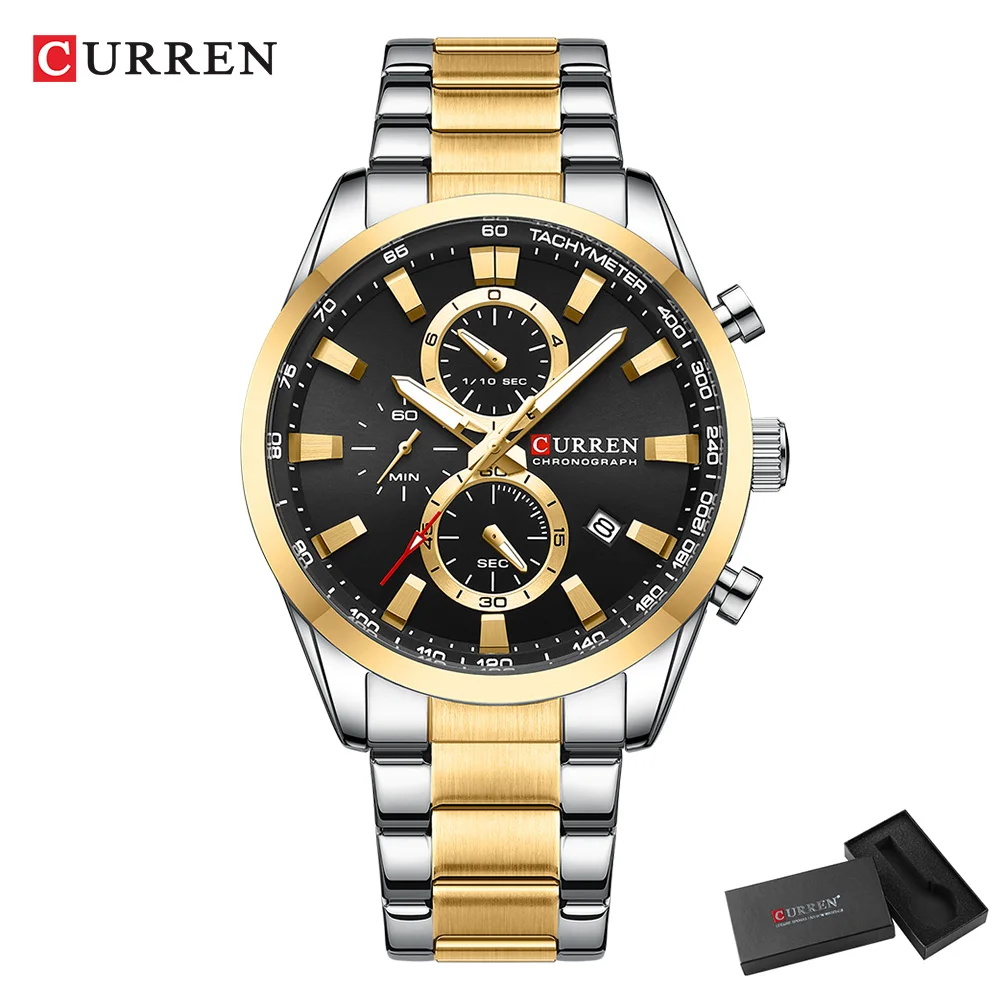 CURREN Jam Tangan Olahraga Chr - Jewelry And Watches ulasan dan harga