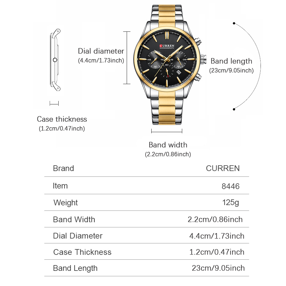 CURREN Jam Tangan Olahraga Chr - Jewelry And Watches ulasan dan harga