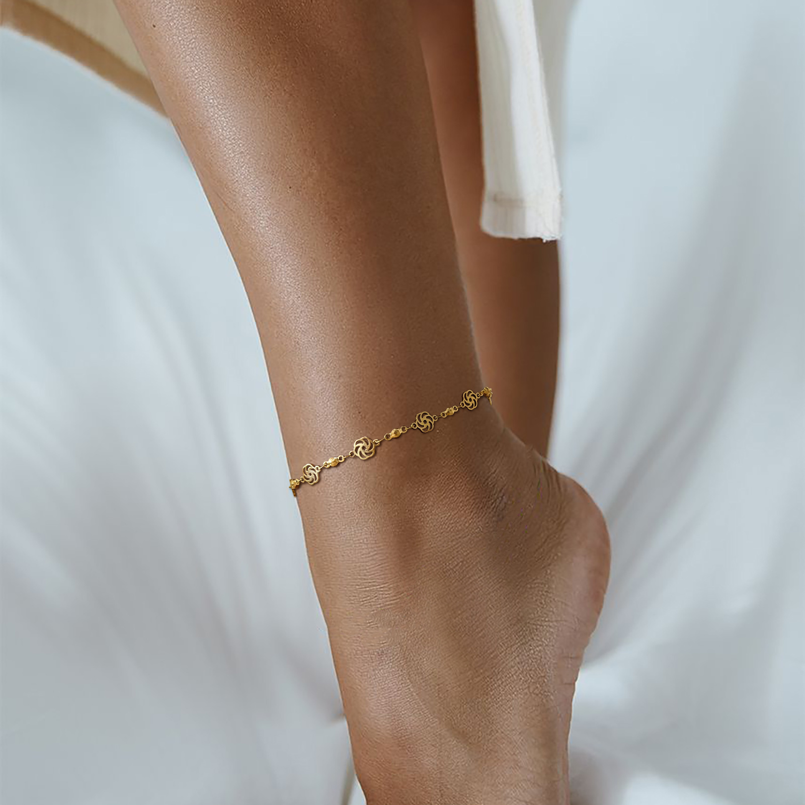 Gelang kaki mawar berongga can - Jc Jewelry & Watches Reviews ulasan dan harga