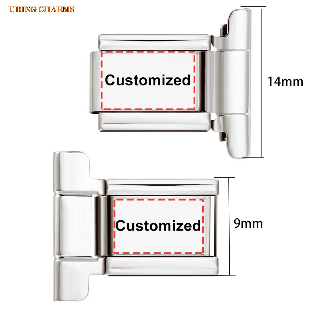 1 Pasang Logo Gambar Konektor  - Jewelry Watches Men ulasan dan harga