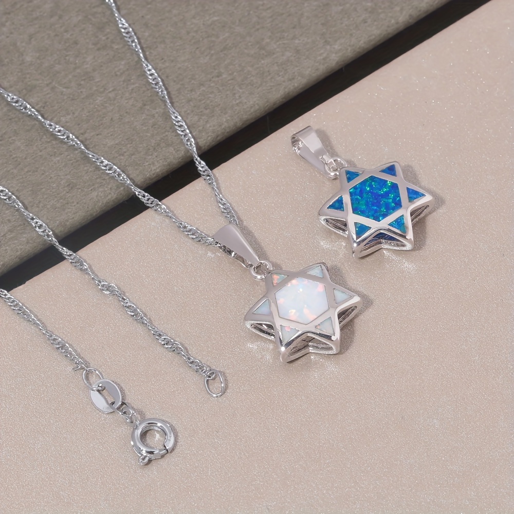 Kalung Liontin Opal Bintang Da - Jewelry & Watches Ltd ulasan dan harga