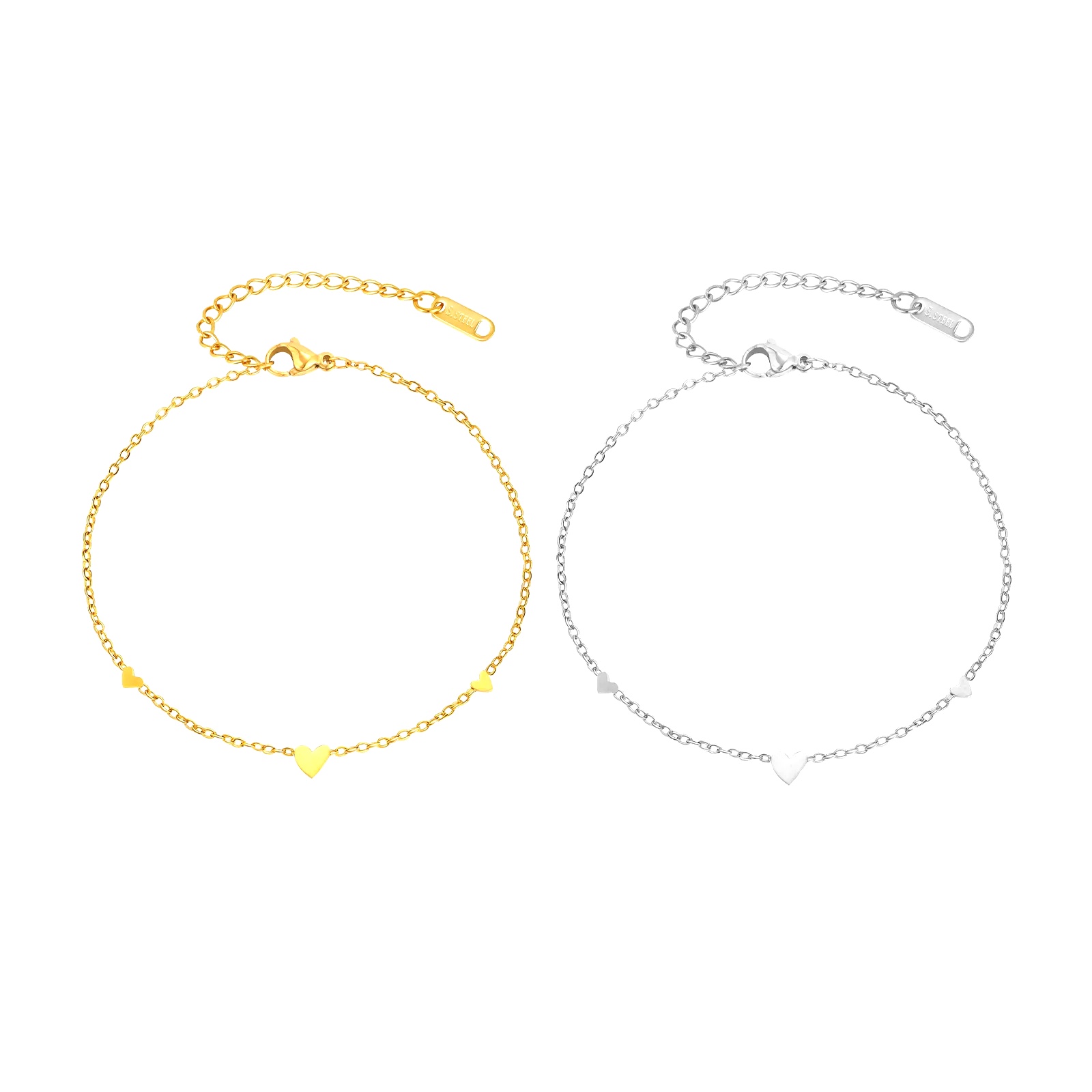 Gelang Kaki Hati Baja Tahan Ka - Jc Jewelry & Watches Reviews ulasan dan harga