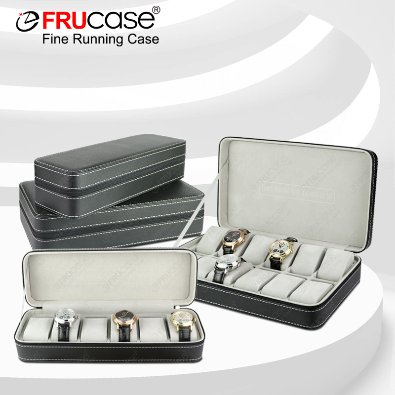 FRUCASE Kotak Jam Tangan Hitam - Best Jewelry Watches ulasan dan harga