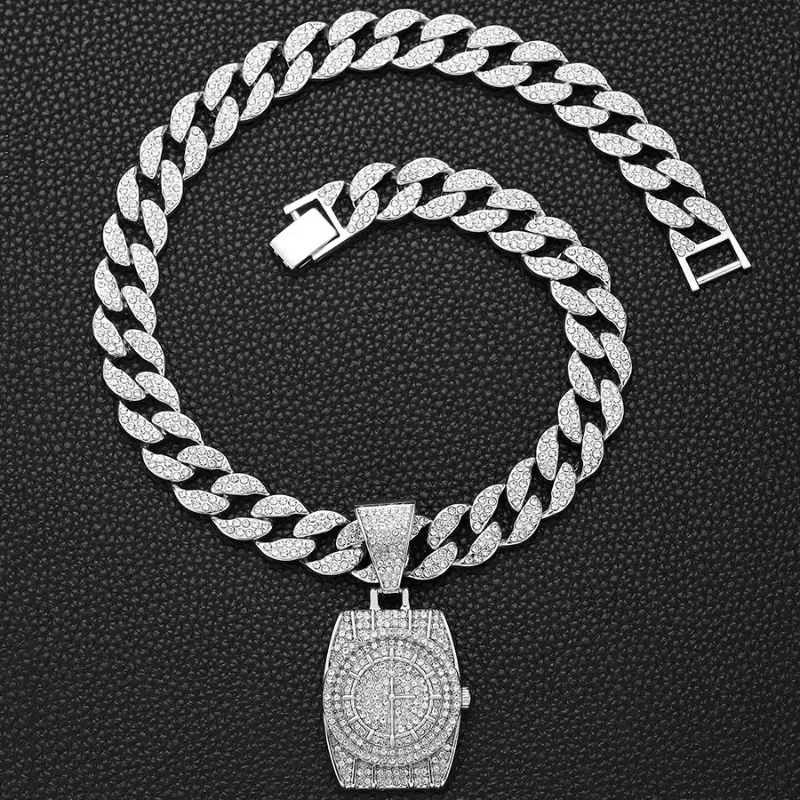 Kalung Choker Punk Hip-Hop Ret - Unique Jewelry Watches ulasan dan harga