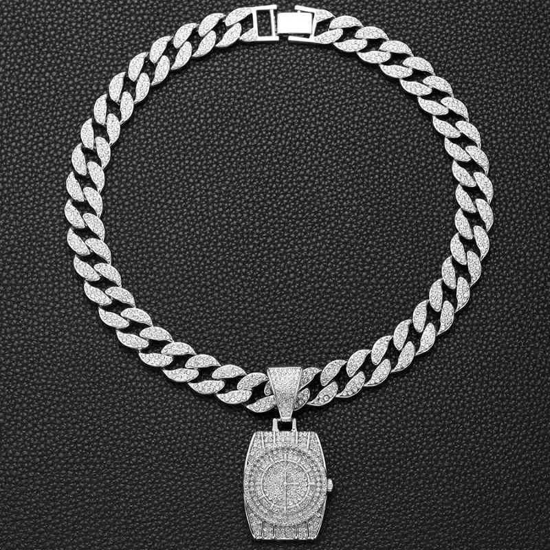 Kalung Choker Punk Hip-Hop Ret - Unique Jewelry Watches ulasan dan harga