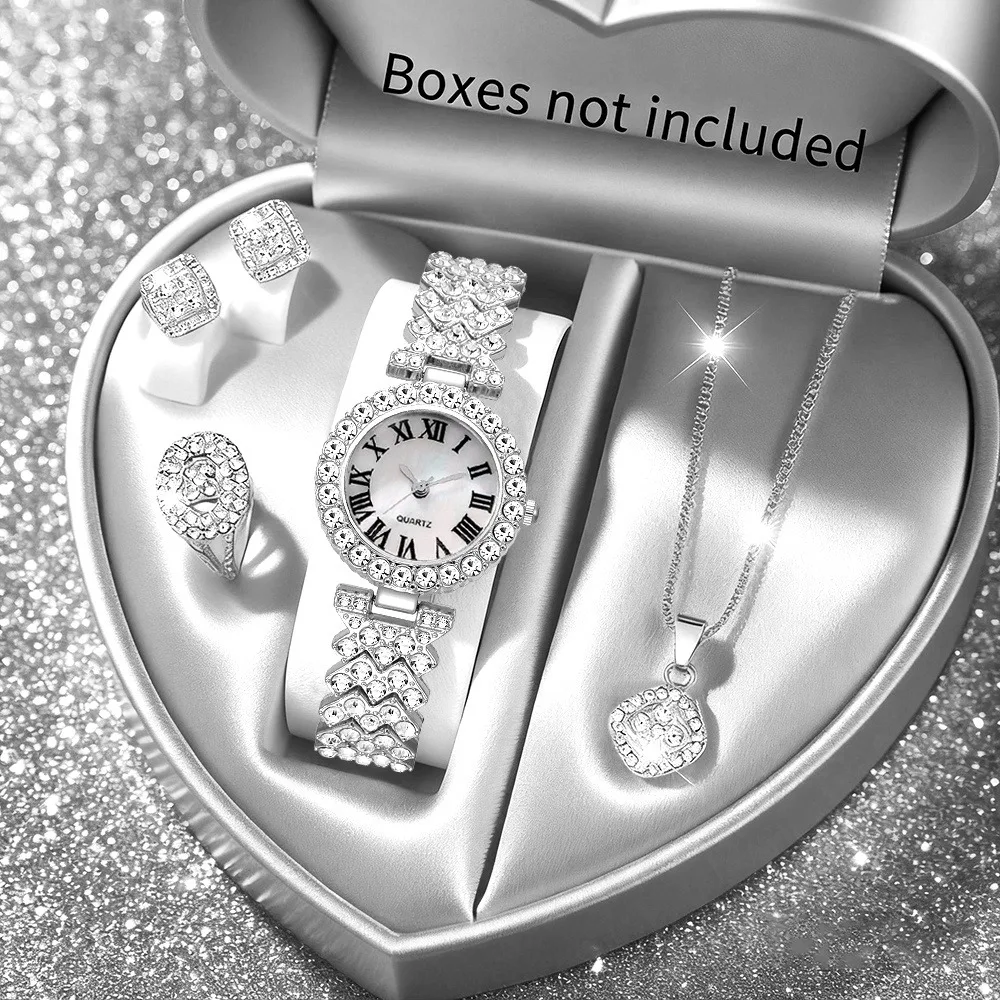 2026 5 Buah Jam Tangan Wanita  - Jewelry Box Watches Bracelets ulasan dan harga